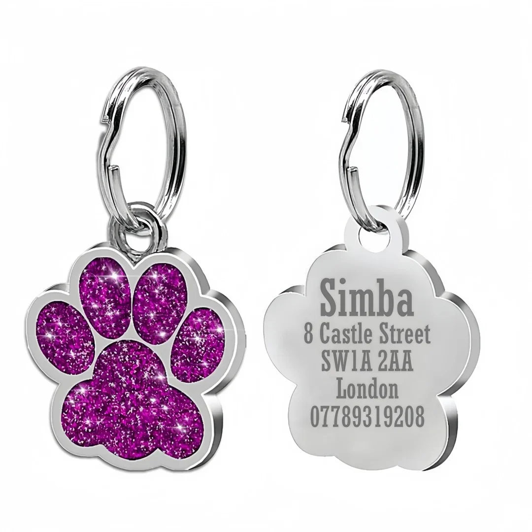 Free Personalized Dog Cat Tag