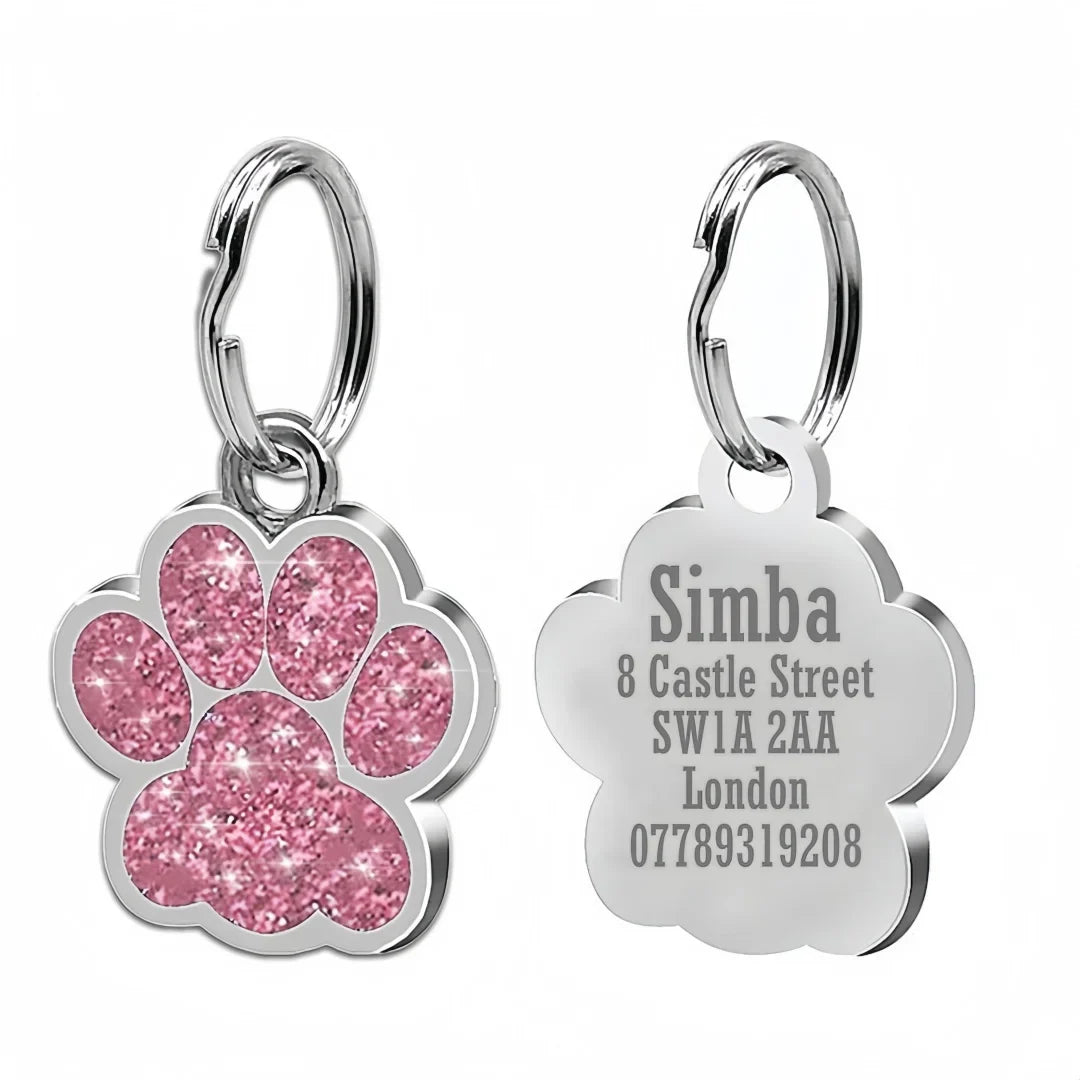 Free Personalized Dog Cat Tag