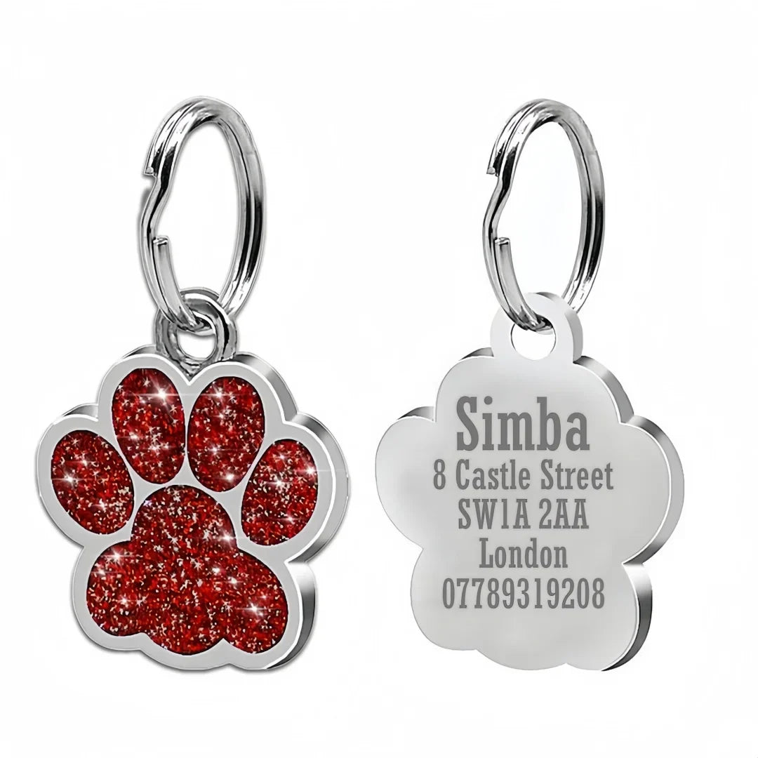Free Personalized Dog Cat Tag