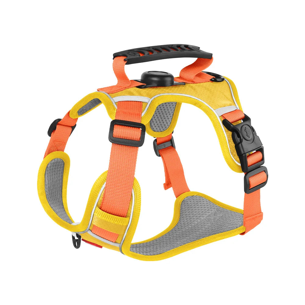 Reflective Dog Harness with Airtag Holder