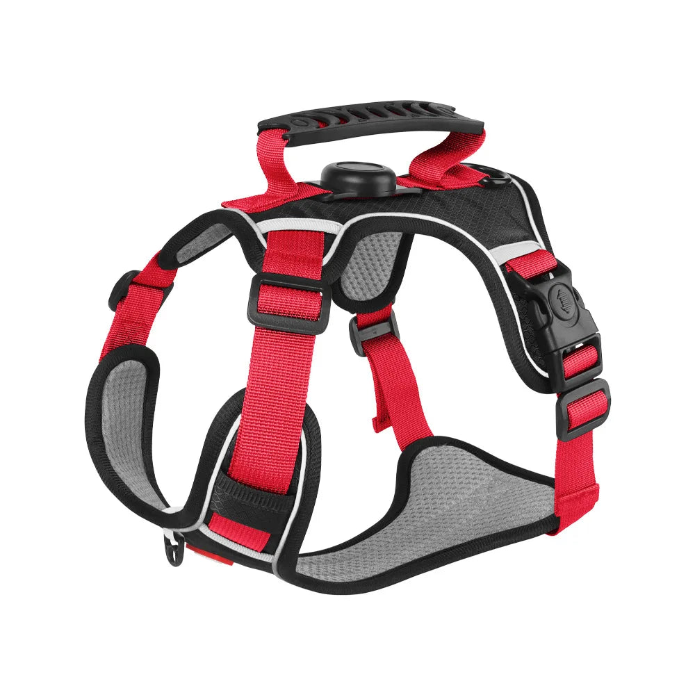 Reflective Dog Harness with Airtag Holder