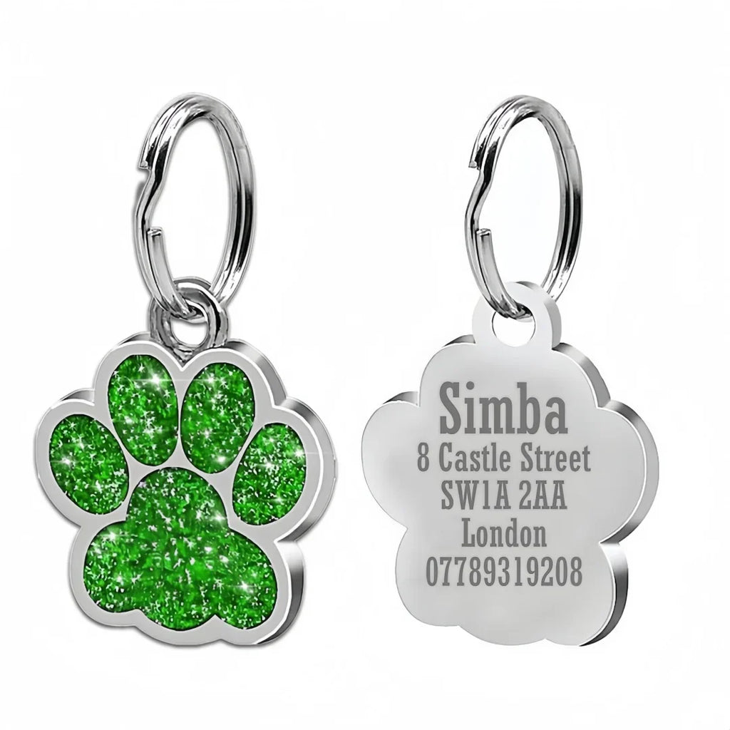 Free Personalized Dog Cat Tag