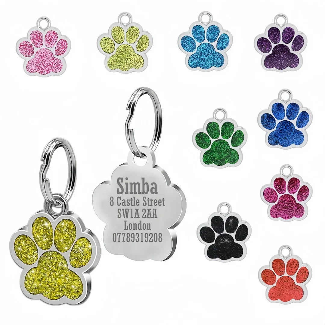 Free Personalized Dog Cat Tag